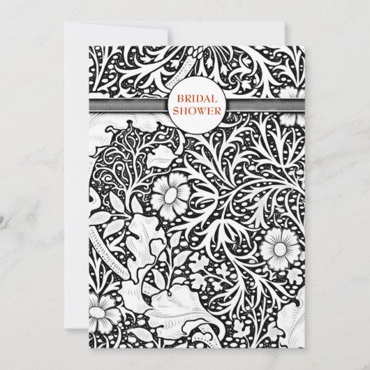 Elegante bruids douche uitnodigingen (Voorkant)