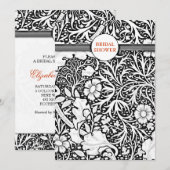 Elegante bruids douche uitnodigingen (Voorkant / Achterkant)