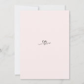 Elegante bruids doucheuitnodiging Kaarten (Achterkant)