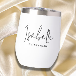 Elegante Bruids Thermische wijn tumbler