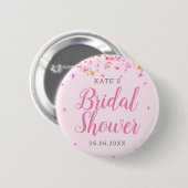 Elegante Bruidsbloem Bruiloft Feest Ronde Button 5,7 Cm (Voorkant /achterkant)