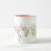 Elegante bruidsbloemen lente BRUID Bruidsfeest Mok (Midden)