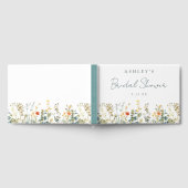 Elegante Bruidsboeket Bruiloft Feest Gastenboek (Volledig)