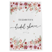 Elegante Bruidsboeket Bruiloft Medium Cadeauzakje (Voorkant)