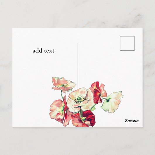 Elegante Bruidsboeket Bruiloft Uitnodiging (Achterkant)