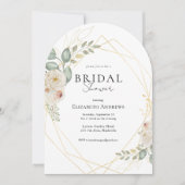 Elegante bruidsfeest Boho uitnodiging (Voorkant)