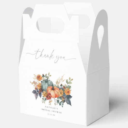 Elegante Bruidsfeest in de herfst Bedankdoosjes (Open)