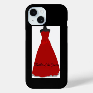 Elegante bruidsjurk voor moeder van de bruidegom iPhone 15 case