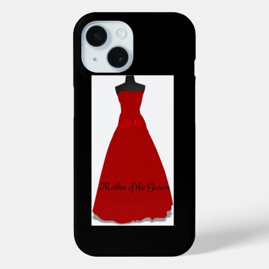 Elegante bruidsjurk voor moeder van de bruidegom Case-Mate iPhone case (Achterkant)