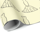 Elegante bruidsjurken Huwelijksdag Cadeaus Naadloo Cadeaupapier (Rol Hoek)