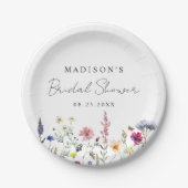 Elegante bruidsmeidoos Weide Bruidsmeidoos Papieren Bordje (Voorkant)