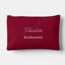 Elegante bruidsmeis Siddende burgundy accessoireta