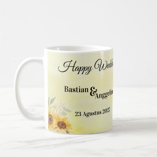 Elegante bruidsmeisje cadeau mok (Links)