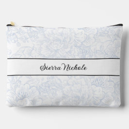 Elegante bruidsmeisje Chinoiserie Blue Peony Etui
