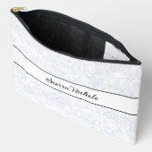 Elegante bruidsmeisje Chinoiserie Blue Peony Etui (Open)