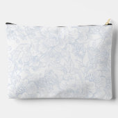 Elegante bruidsmeisje Chinoiserie Blue Peony Etui (Achterkant)