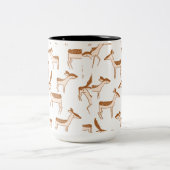 Elegante bruidsmeisje cup tweekleurige koffiemok (Center)