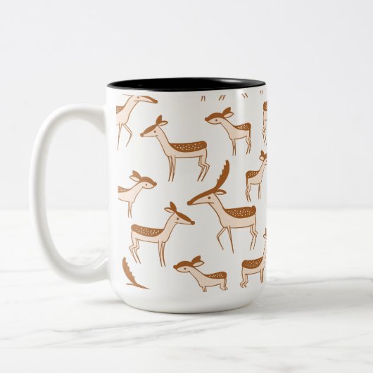 Elegante bruidsmeisje cup tweekleurige koffiemok (Links)