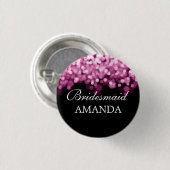 Elegante bruidsmeisje Favor Pink Lights Ronde Button 3,2 Cm (Voorkant /achterkant)
