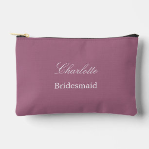 Elegante bruidsmeisje Mauve Accessoire Pouch Etui
