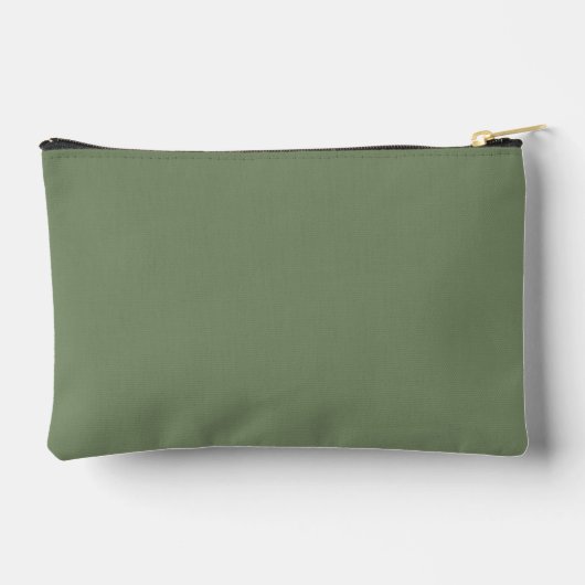 Elegante bruidsmeisje Sage Groene Accessoire Pouch Etui (Achterkant)