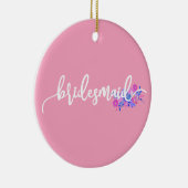 Elegante bruidsmeisje trouw kalligrafie ornament (Rechts)