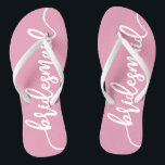 Elegante bruidsmeisje trouwfeest kalligrafie flip  teenslippers<br><div class="desc">Voor verdere aanpassing, klik op de "Aanpassen" knop en gebruik onze ontwerp tool om deze template aan te passen. Als de opties beschikbaar zijn, kunt u tekst en afbeelding wijzigen door simpelweg op "Tekst of afbeelding bewerken/verwijderen" te klikken en uw eigen toe te voegen. Als u dit ontwerp wilt toevoegen...</div>