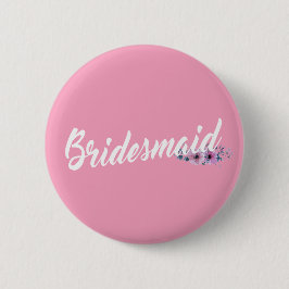 Elegante bruidsmeisje trouwkaligrafie speld knoop ronde button 5,7 cm