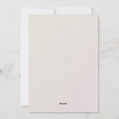 Elegante bruidsmeisje voorstel Kaart met aangepast (Achterkant)