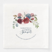 Elegante Bruidsmeisjes Bruiloft Future Mrs Bridal  Servet (Voorkant)