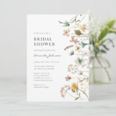 Elegante Bruidsmeisjes Bruiloftsborrel Kaart (Staand voorkant)