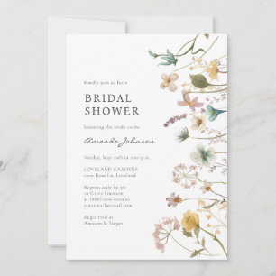 Elegante Bruidsmeisjes Bruiloftsborrel Kaart