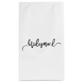 Elegante bruidsmeisjeshuwelijk kalligrafie | Cadea Klein Cadeauzakje (Achterkant)