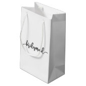 Elegante bruidsmeisjeshuwelijk kalligrafie | Cadea Klein Cadeauzakje (Achterkant Gekanteld)