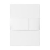 Elegante Bruidsroos Simpele Glamour Bruiloft Uitnodigingen Wikkel (Achterkant Voorbeeld)