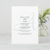 Elegante bruidssletter Bruidsfeest Kaart (Staand voorkant)