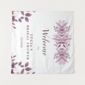 Elegante bruidssluier met grote bladeren voor brui wandkleed (Voorkant (horizontaal))