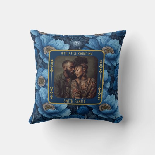 Elegante bruiloft 15e Jubileum Sierkussen (Achterkant)