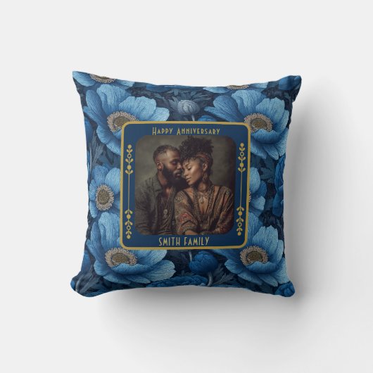 Elegante bruiloft 15e Jubileum Sierkussen (Voorkant)