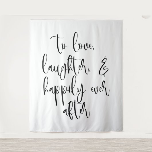 Elegante bruiloft achtergrond banner - liefde, lac wandkleed (Voorkant)