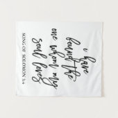 Elegante bruiloft achtergrond banner wandkleed (Voorkant (horizontaal))