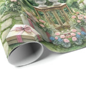 Elegante bruiloft ambacht of cadeau cadeaupapier (Rol Hoek)