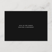 Elegante bruiloft behuizing Kaart (Achterkant)