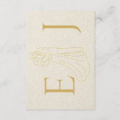 Elegante bruiloft behuizing Kaart (Achterkant)