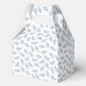 Elegante bruiloft Blauw Gepersonaliseerde Welkom G Bedankdoosjes (Achterkant)