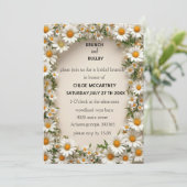 elegante bruiloft brunch uitnodiging (Staand voorkant)