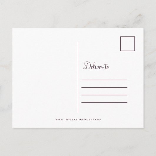 Elegante bruiloft dank u bloemengoud Lijst Briefkaart (Achterkant)