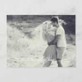 Elegante bruiloft Dank u Briefkaart | witscript (Voorkant)