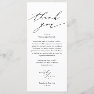 Elegante bruiloft Dinner Place instellen Kaart