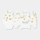 Elegante Bruiloft Faux Gouden Folie Glitter Lights Bedankdoosjes (Uitgevouwen)